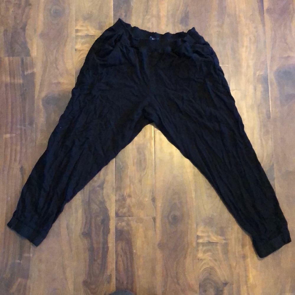 Gap Black Harem Pants with Pockets L